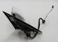 Thumbnail 4: 11-14 AUDI A8 S8 (D4 4H) LEFT P-FOLD LANE KEEP ASSIST DOOR MIRROR (IBIS WHITE)