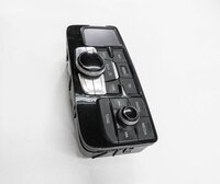 Thumbnail 5: 11-18 AUDI A8 S8 (D4 4H) CENTER CONSOLE MMI NAVIGATION CONTROL SWITCH (OPT 8DY)