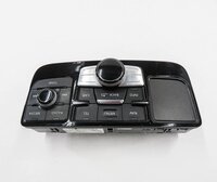 Thumbnail 6: 11-18 AUDI A8 S8 (D4 4H) CENTER CONSOLE MMI NAVIGATION CONTROL SWITCH (OPT 8DY)