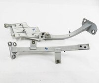 Thumbnail 2: 2011 AUDI A8 (D4 4H) LEFT RIGHT PASSENGER FENDER MOUNT MOUNTING BRACKET (WHITE)