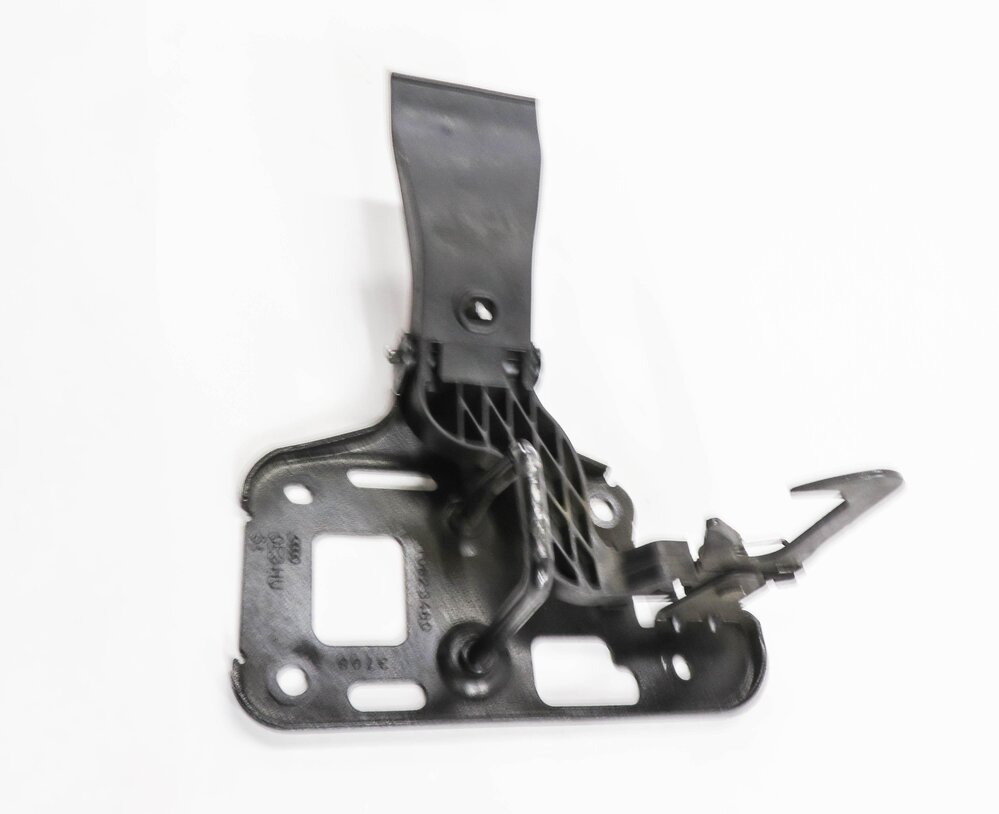 Thumbnail 4: 2009 AUDI A4 (B8 8K) FRONT HOOD SAFETY LATCH CATCH HOOK RELEASE LEVER