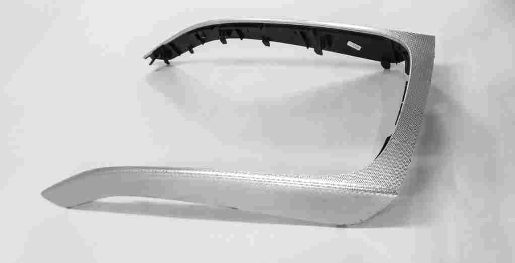 Thumbnail 3: 2009 AUDI A4 (B8 8K) DASH DOOR CONSOLE TRIM PANEL SET-6 (ALUMINUM FISH SCALE)
