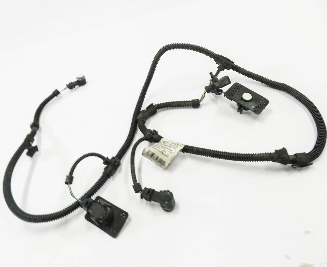 Thumbnail 2: 2011 PORSCHE CAYENNE (958) REAR PDC PARK DISTANCE SENSOR SET w/ HARNESS (WHITE)