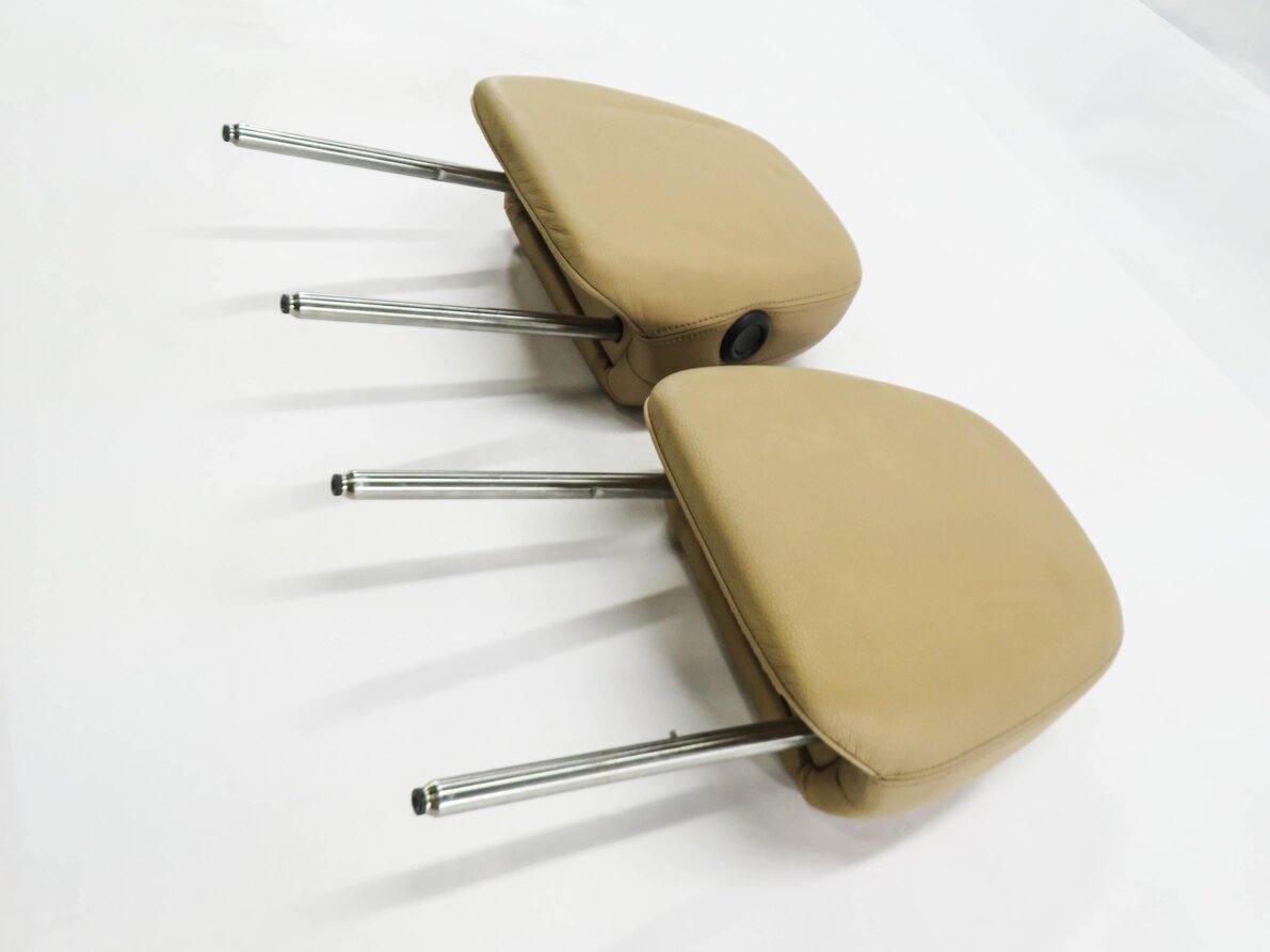 Thumbnail 4: 2011 PORSCHE CAYENNE (958) FRONT LEFT & RIGHT SEAT HEADREST SET-2 (BEIGE)