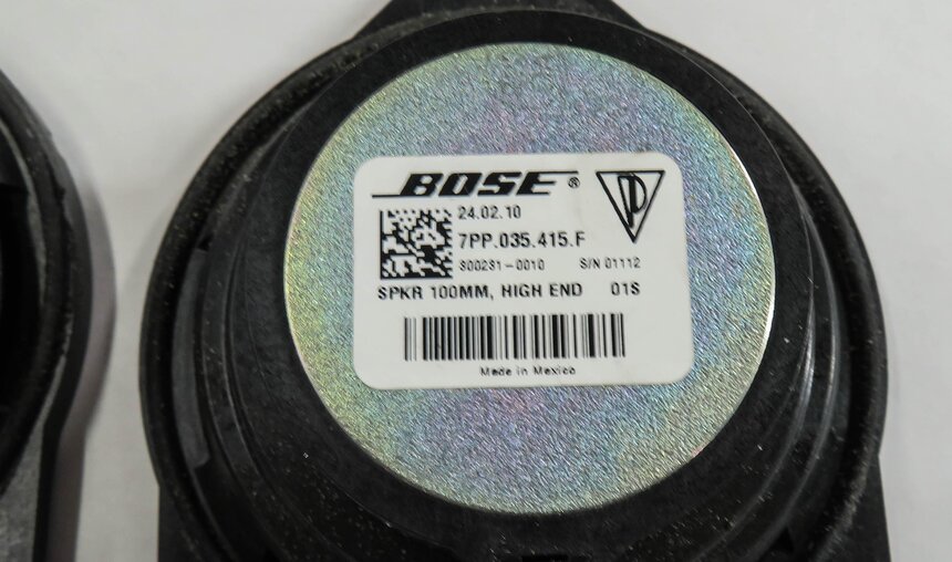 Thumbnail 10: 2011 PORSCHE CAYENNE (958) BOSE AUDIO SUB SUBWOOFER TWEETER SPEAKER SET w/ AMP