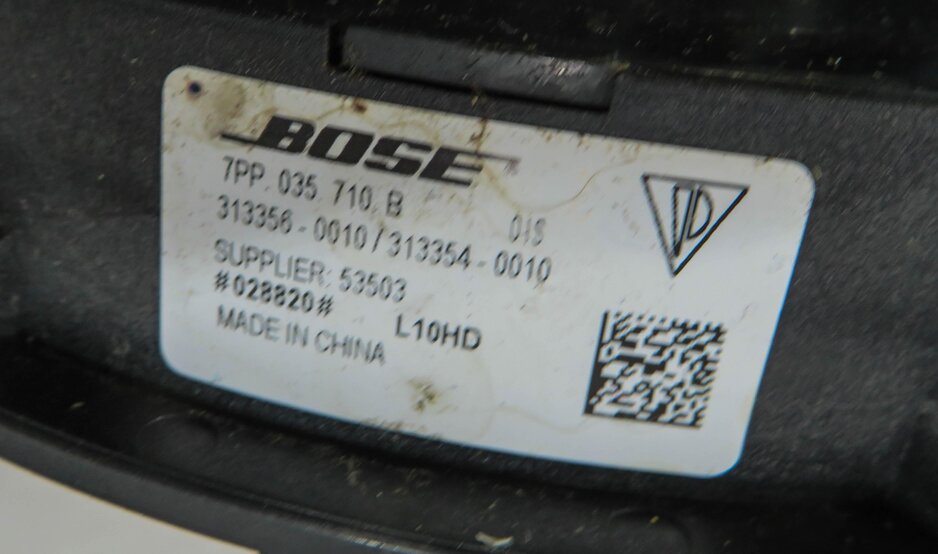 Thumbnail 11: 2011 PORSCHE CAYENNE (958) BOSE AUDIO SUB SUBWOOFER TWEETER SPEAKER SET w/ AMP