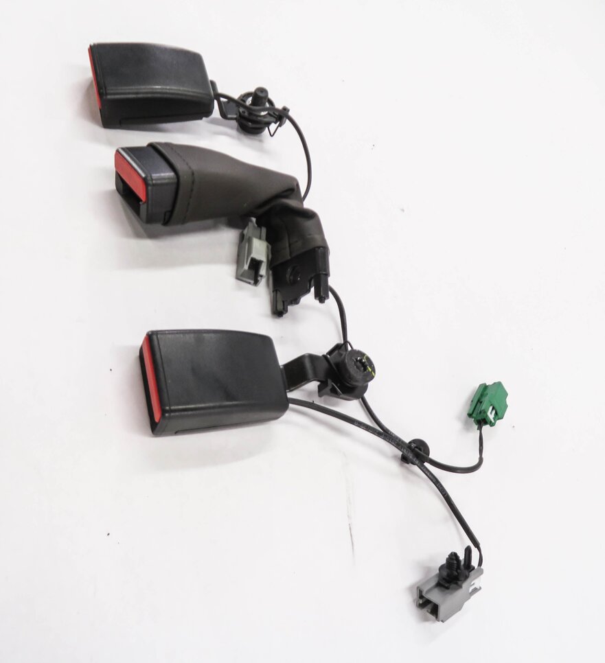Thumbnail 4: 2013 RANGE ROVER (L405) REAR SEAT - SEATBELT BUCKLE RECEIVER SET-3 (BLACK)