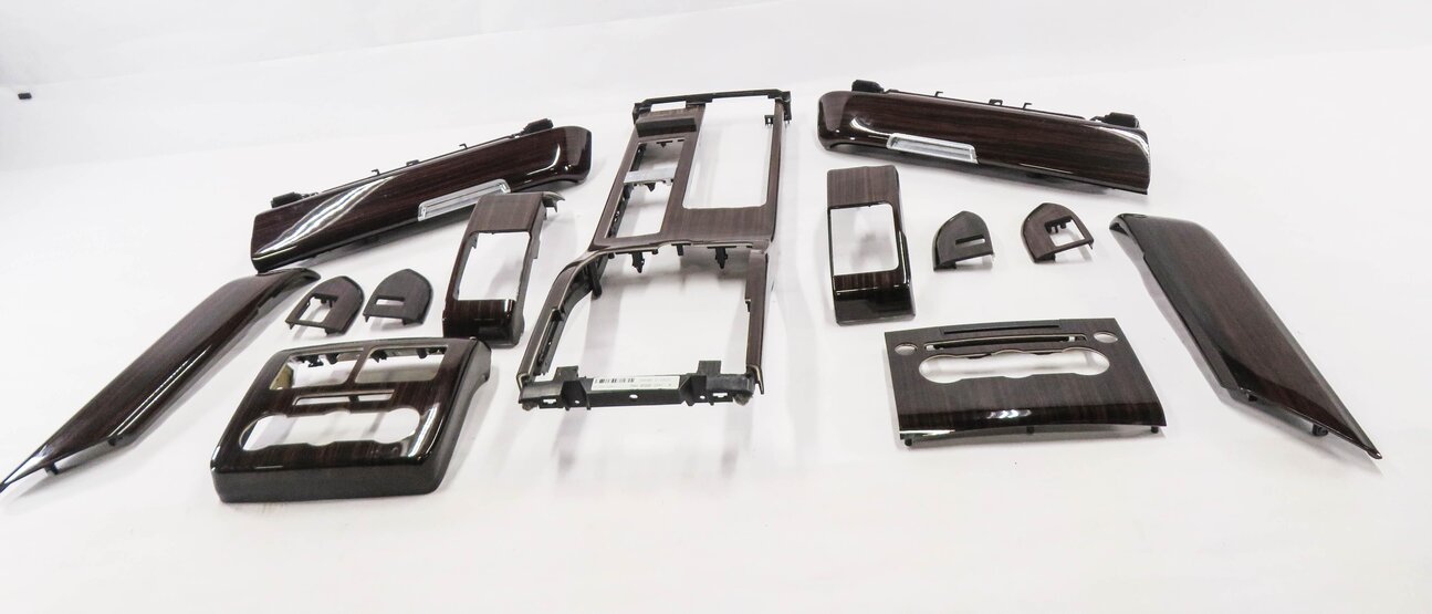 Thumbnail 1: 2013 RANGE ROVER (L405) DASH DOOR CONSOLE WOOD GRAIN TRIM PANEL SET