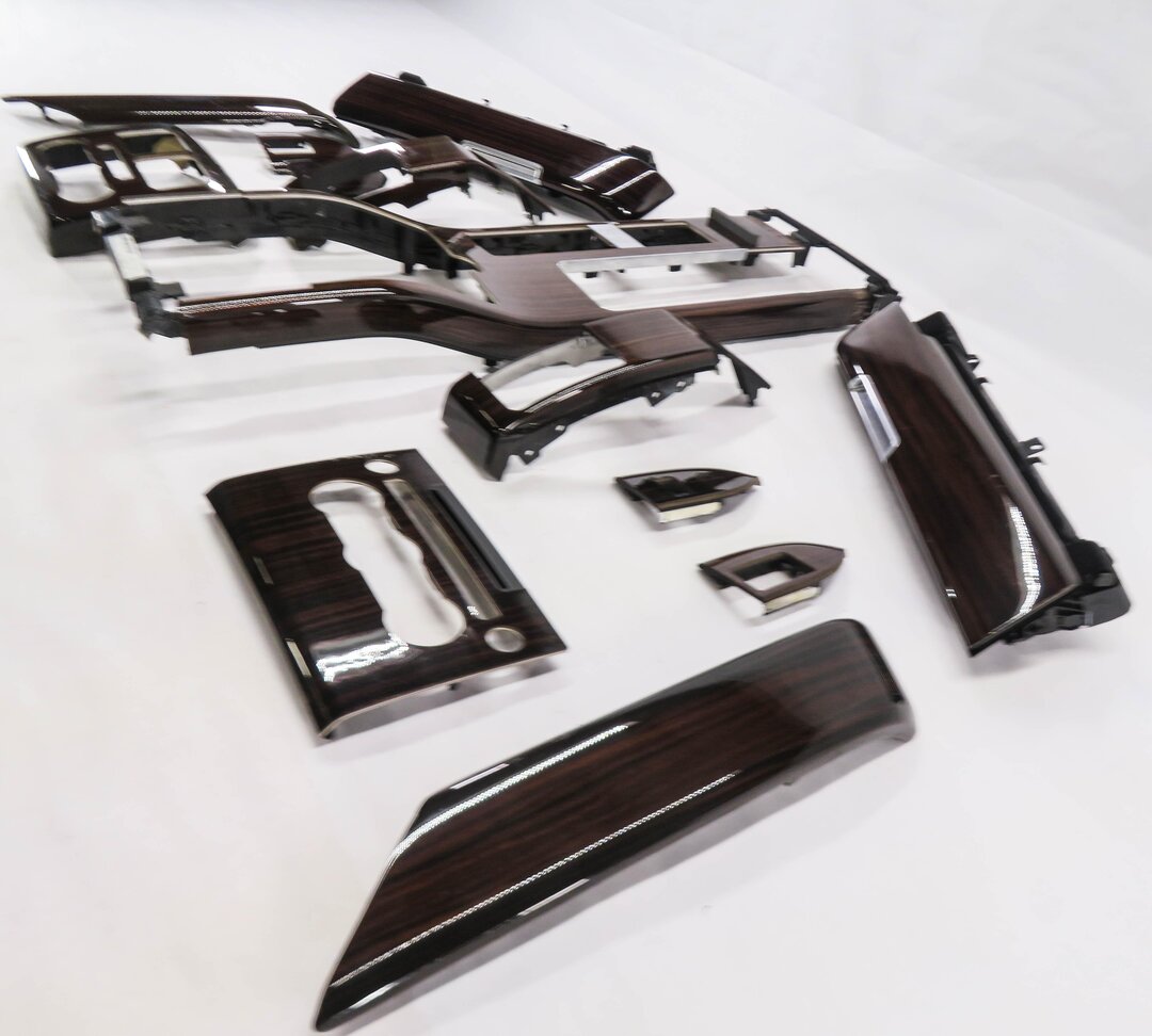 Thumbnail 2: 2013 RANGE ROVER (L405) DASH DOOR CONSOLE WOOD GRAIN TRIM PANEL SET