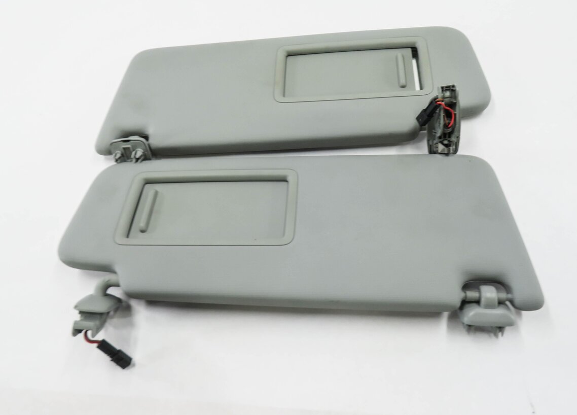 Thumbnail 2: 2017-2019 AUDI A4 (B9 8W) FRONT LEFT & RIGHT SUNVISOR SHADE SET-2 (GRAY)