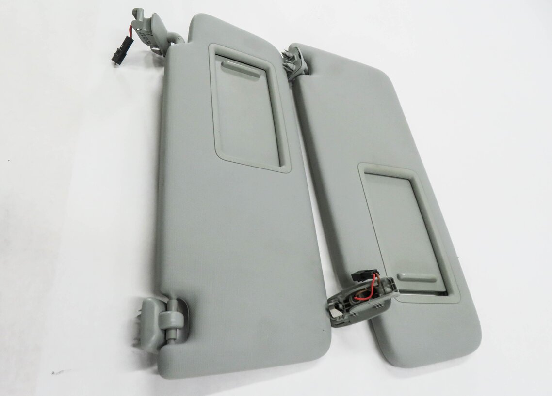 Thumbnail 3: 2017-2019 AUDI A4 (B9 8W) FRONT LEFT & RIGHT SUNVISOR SHADE SET-2 (GRAY)