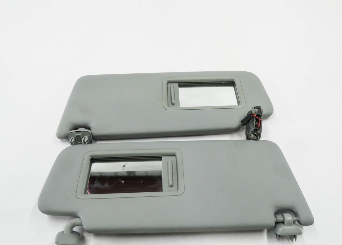 Thumbnail 5: 2017-2019 AUDI A4 (B9 8W) FRONT LEFT & RIGHT SUNVISOR SHADE SET-2 (GRAY)
