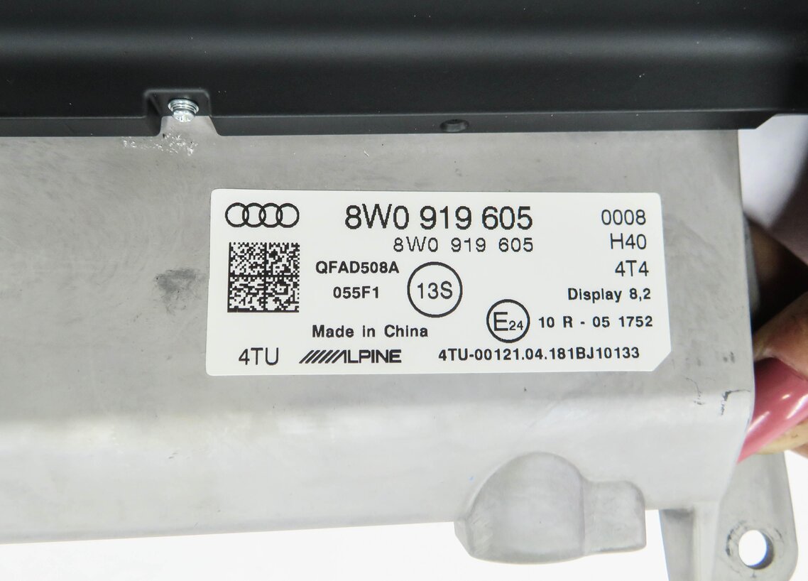 Thumbnail 9: 2017-2019 AUDI A4 A5 S5 (B9 8W 8W6) FRONT GPS NAVIGATION MEDIA DISPLAY SCREEN