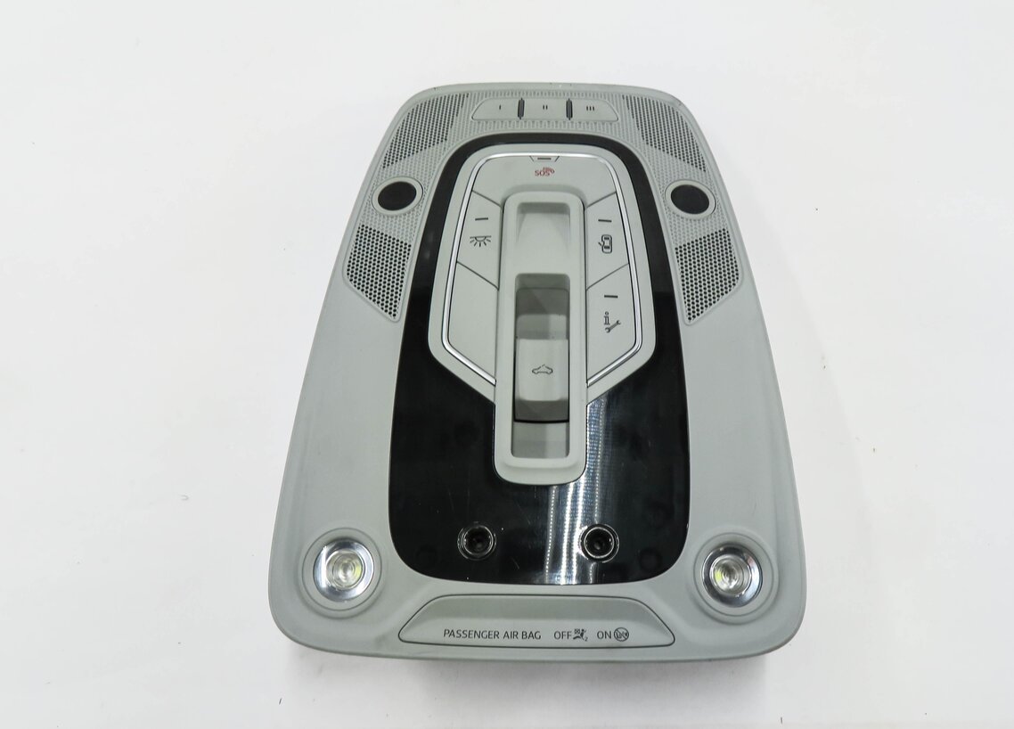 Thumbnail 3: 2017-2018 AUDI A4 (B9 8W) FRONT DOMELIGHT MAP READING LIGHT LAMP (GRAY)