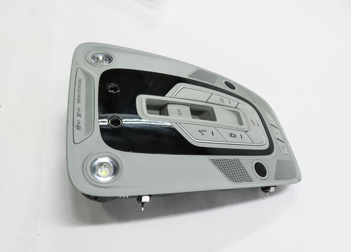 Thumbnail 5: 2017-2018 AUDI A4 (B9 8W) FRONT DOMELIGHT MAP READING LIGHT LAMP (GRAY)