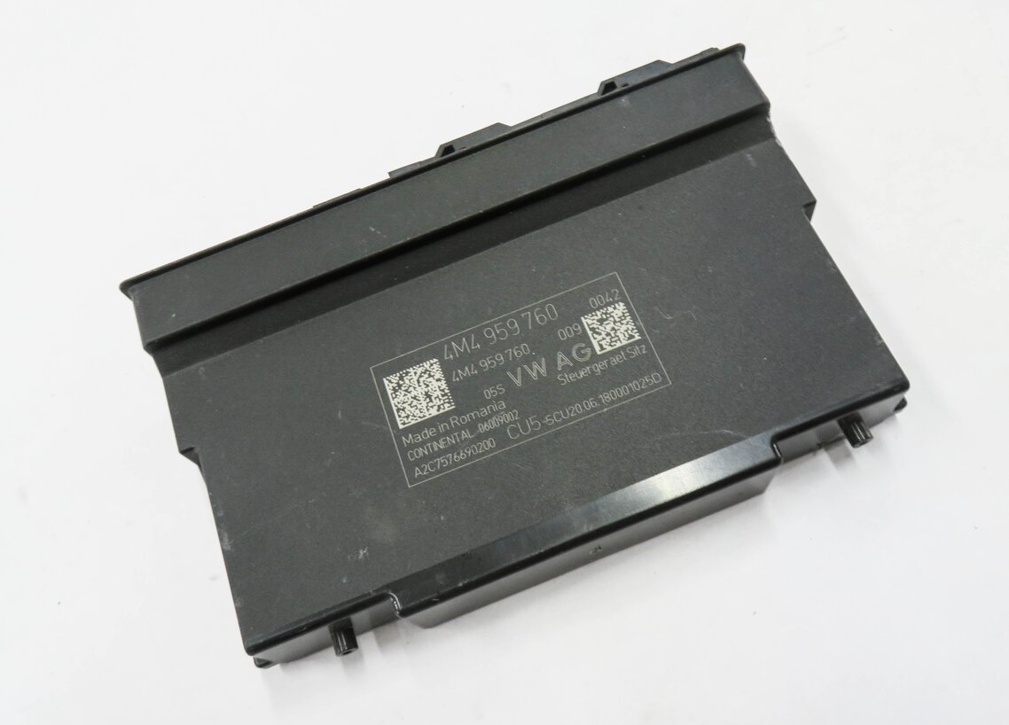 2018 AUDI A4 (B9 8W) LEFT FRONT DRIVER SEAT MEMORY CONTROL MODULE