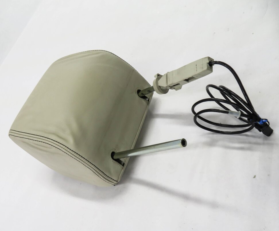 Thumbnail 4: 06-12 RANGE ROVER SPORT (L320) RIGHT FRONT PASSENGER HEADREST w/ SCREEN (IVORY)