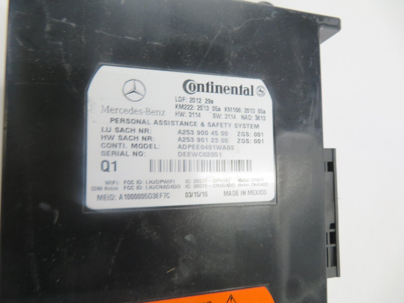 Thumbnail 8: 2015-2017 MERCEDES B250 C300 C400 E350 E550 GLE350 GLE450 COMMUNICATION MODULE