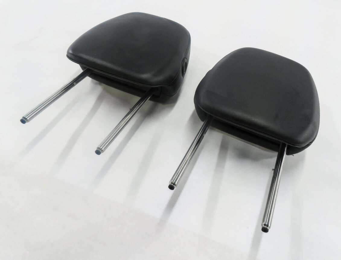 2014 PORSCHE CAYENNE (958) FRONT LEFT & RIGHT SEAT HEADREST SET-2 (BLACK)