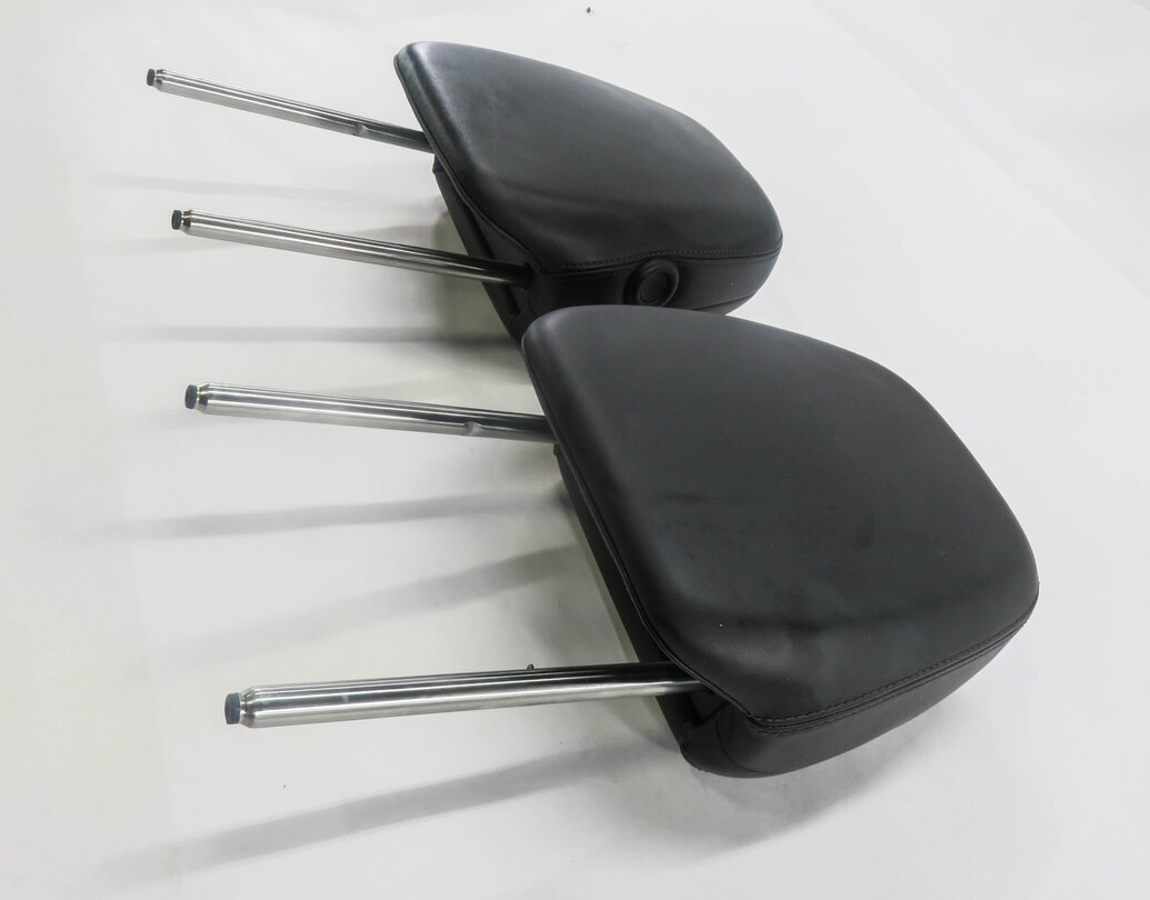 Thumbnail 3: 2014 PORSCHE CAYENNE (958) FRONT LEFT & RIGHT SEAT HEADREST SET-2 (BLACK)