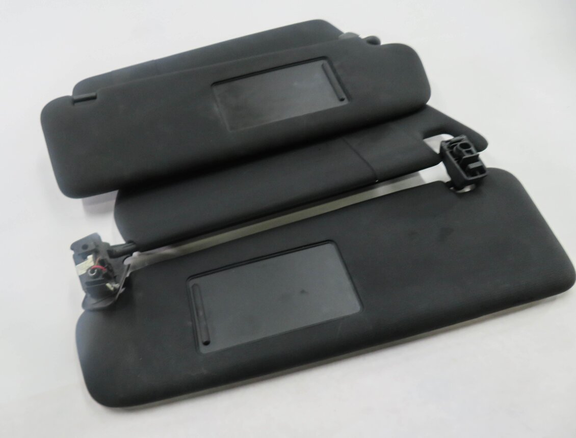 2011-2014 PORSCHE CAYENNE (958) FRONT LEFT & RIGHT SUNVISOR SHADE SET (BLACK)