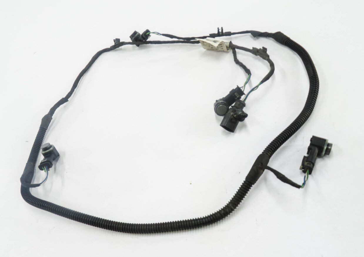 Thumbnail 2: 2014 PORSCHE CAYENNE (958) REAR PDC PARK DISTANCE SENSOR SET w/ HARNESS (GRAY)