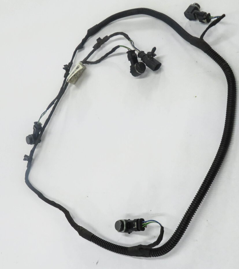 Thumbnail 4: 2014 PORSCHE CAYENNE (958) REAR PDC PARK DISTANCE SENSOR SET w/ HARNESS (GRAY)