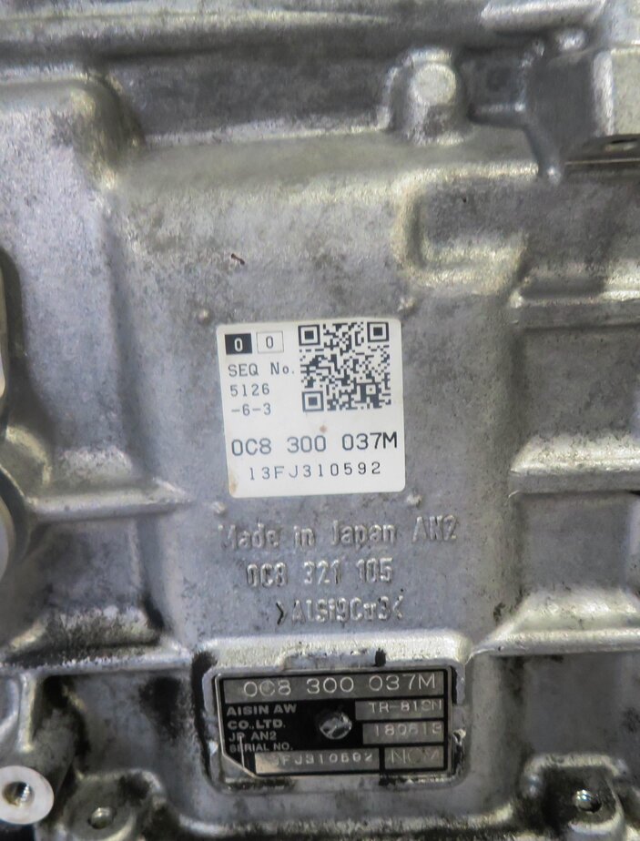 Thumbnail 7: 13-16 PORSCHE CAYENNE (958) 3.0L DIESEL - AUTOMATIC TRANSMISSION ASSEMBLY (124k)
