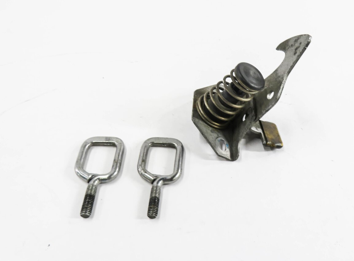 Thumbnail 2: 2008 BMW 335i (E90) FRONT HOOD SAFETY LATCH CATCH HOOK RELEASE LEVER