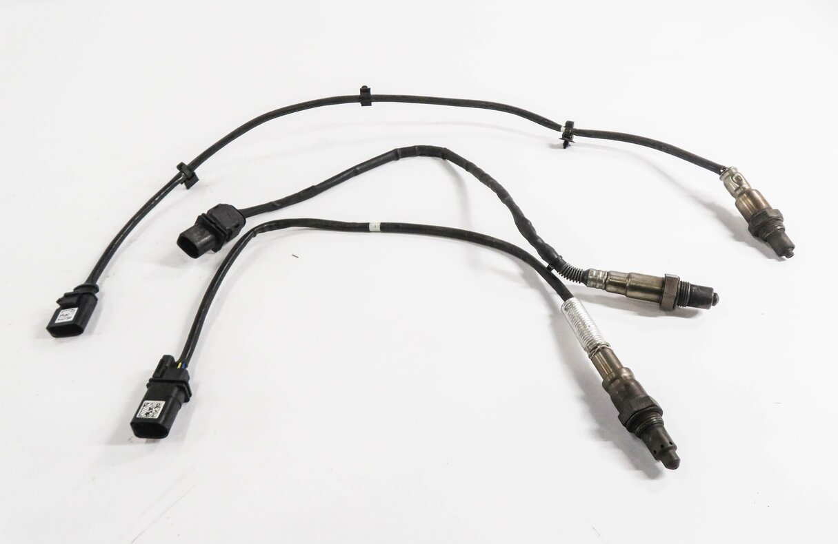 Thumbnail 2: 2018 AUDI SQ5 (FY 80A) 3.0L CWGD TURBO ENGINE - O2 OXYGEN SENSOR SET-3