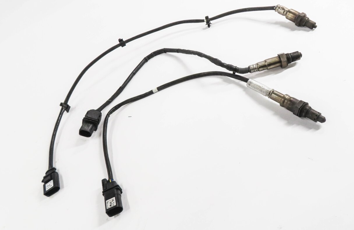 Thumbnail 3: 2018 AUDI SQ5 (FY 80A) 3.0L CWGD TURBO ENGINE - O2 OXYGEN SENSOR SET-3