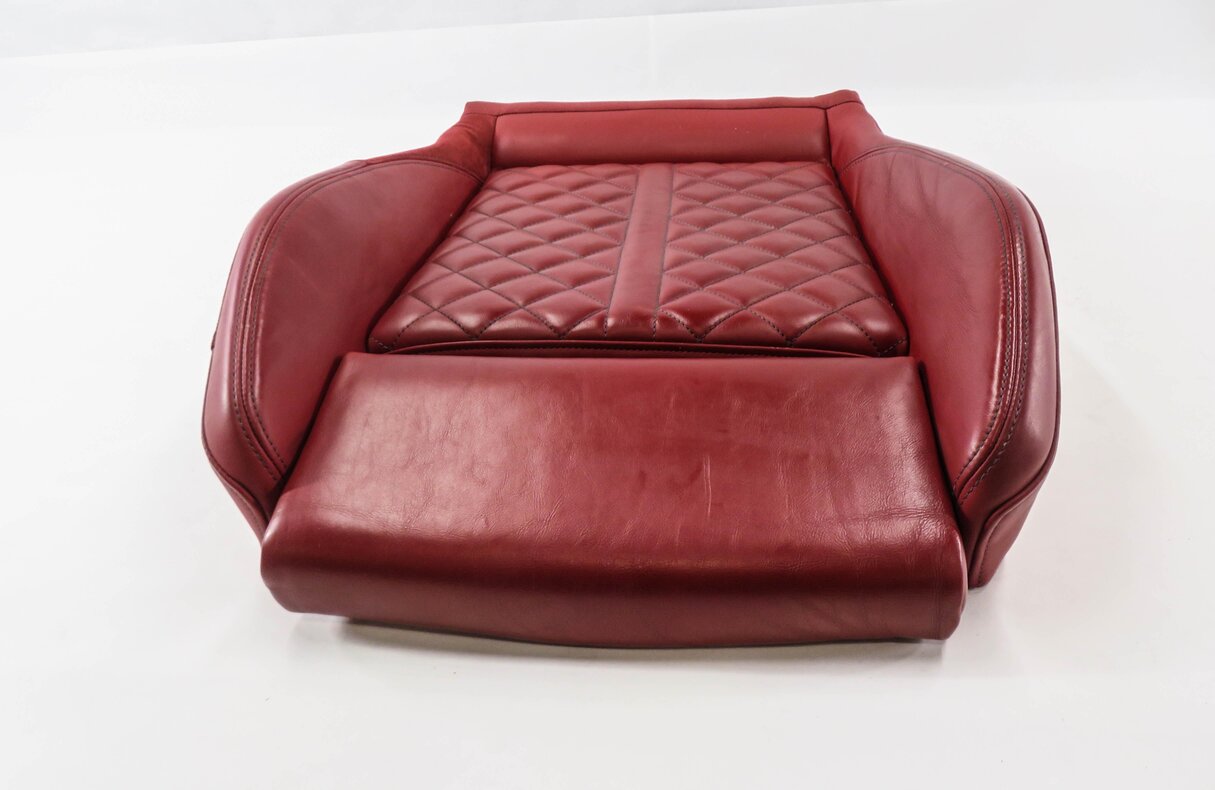 Thumbnail 2: 2018 AUDI SQ5 (FY 80A) DRIVER - LOWER BOTTOM HEATED SPORT SEAT CUSHION (RED)