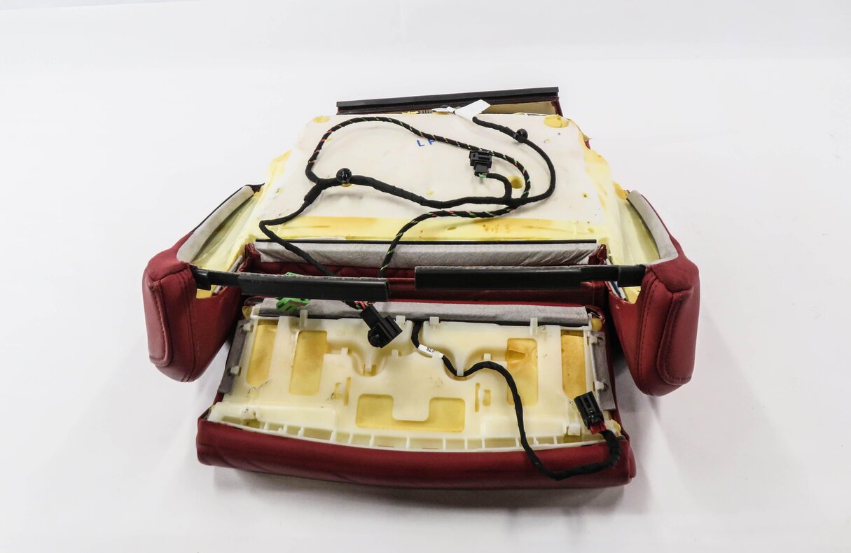 Thumbnail 4: 2018 AUDI SQ5 (FY 80A) DRIVER - LOWER BOTTOM HEATED SPORT SEAT CUSHION (RED)