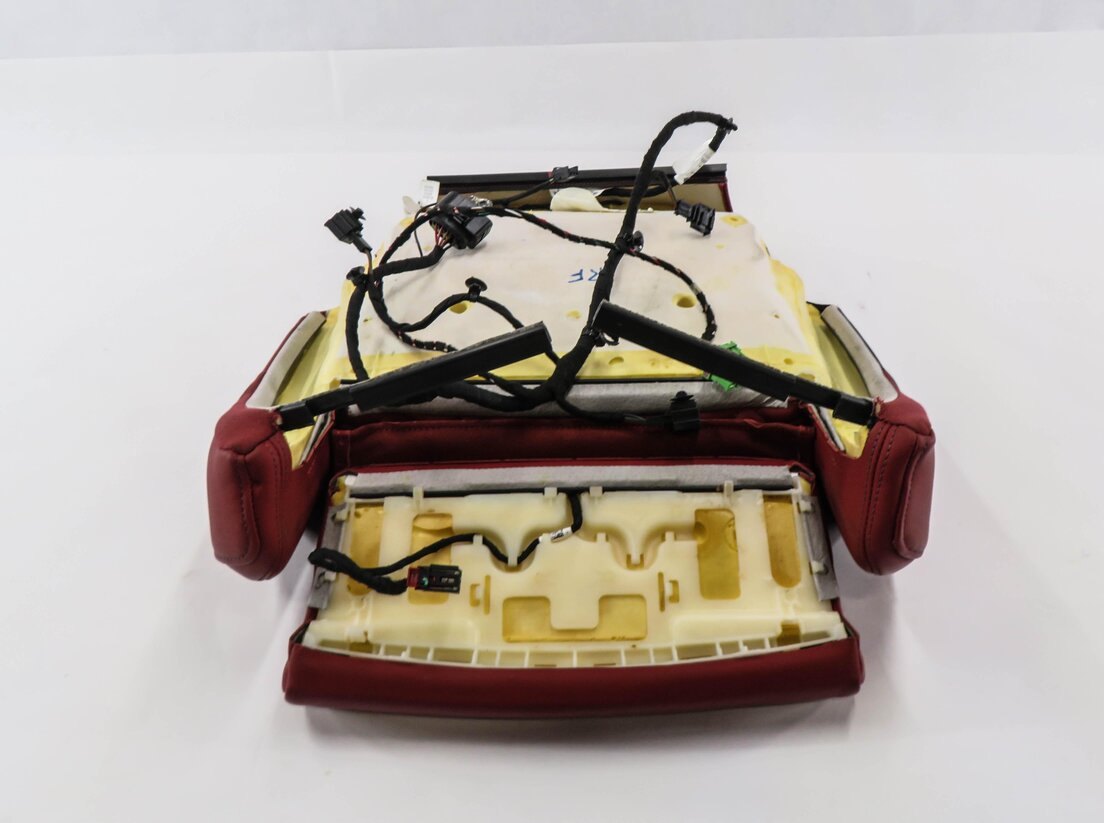 Thumbnail 4: 2018 AUDI SQ5 (FY 80A) PASSENGER - LOWER BOTTOM HEATED SPORT SEAT CUSHION (RED)
