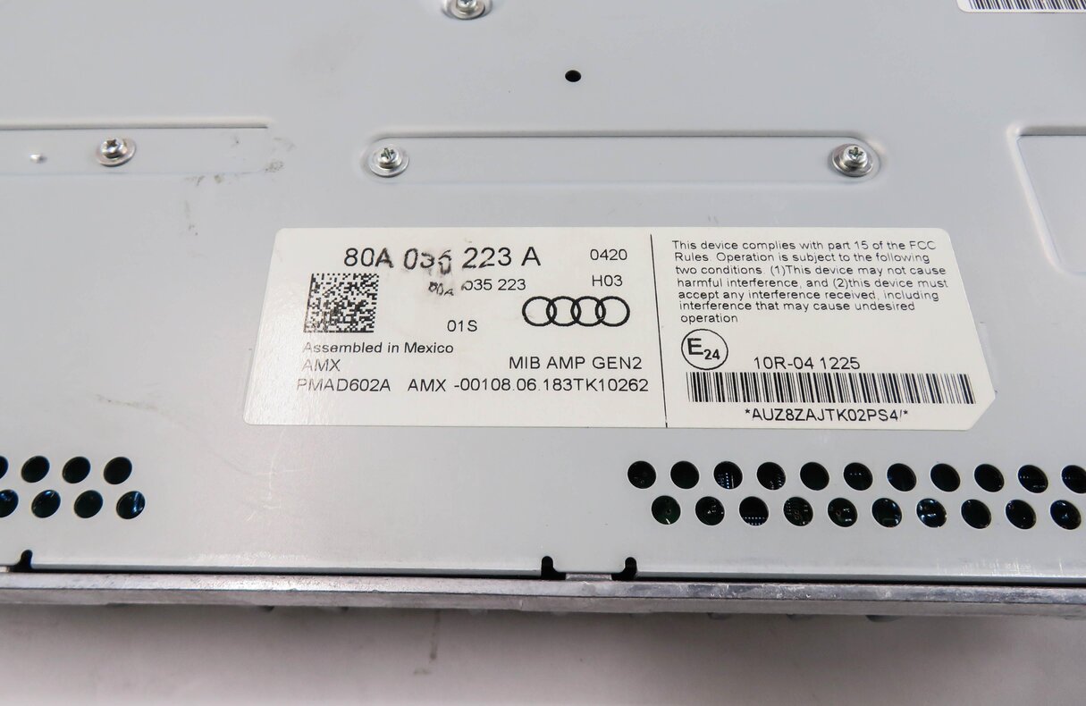 Thumbnail 4: 2018-2021 AUDI Q5 SQ5 (FY 80A) RADIO STEREO AUDIO AMP AMPLIFIER