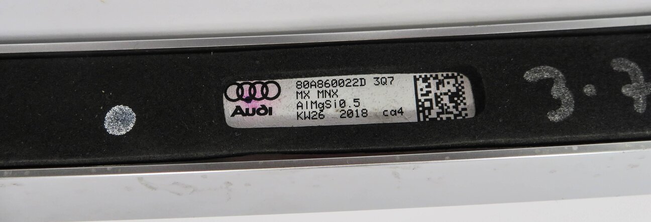 Thumbnail 5: 2018 AUDI SQ5 (FY 80A) LEFT & RIGHT ROOF RACK RAIL SET-2