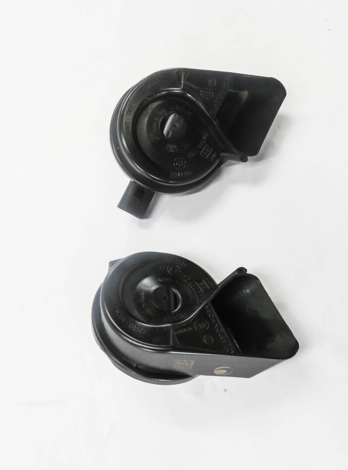 Thumbnail 3: 2008-2017 AUDI A4 A5 S4 S5 Q5 (B8 8K 8R 8T) HIGH & LOW TONE SAFETY HORN SET-2
