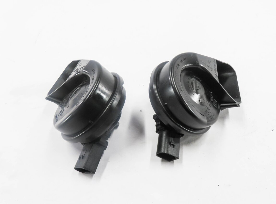 Thumbnail 5: 2008-2017 AUDI A4 A5 S4 S5 Q5 (B8 8K 8R 8T) HIGH & LOW TONE SAFETY HORN SET-2