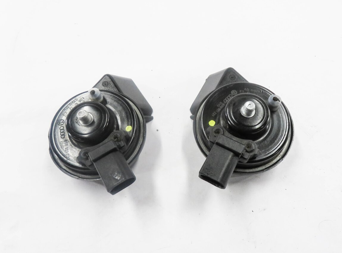 Thumbnail 6: 2008-2017 AUDI A4 A5 S4 S5 Q5 (B8 8K 8R 8T) HIGH & LOW TONE SAFETY HORN SET-2