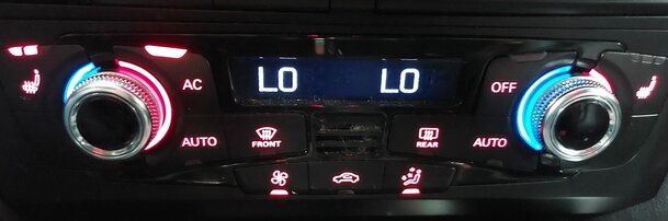Thumbnail 2: 13-17 AUDI A4 S4 A5 S5 RS5 Q5 SQ5 (B8 8K 8T 8R) HEATER A/C TEMPERATURE CONTROL