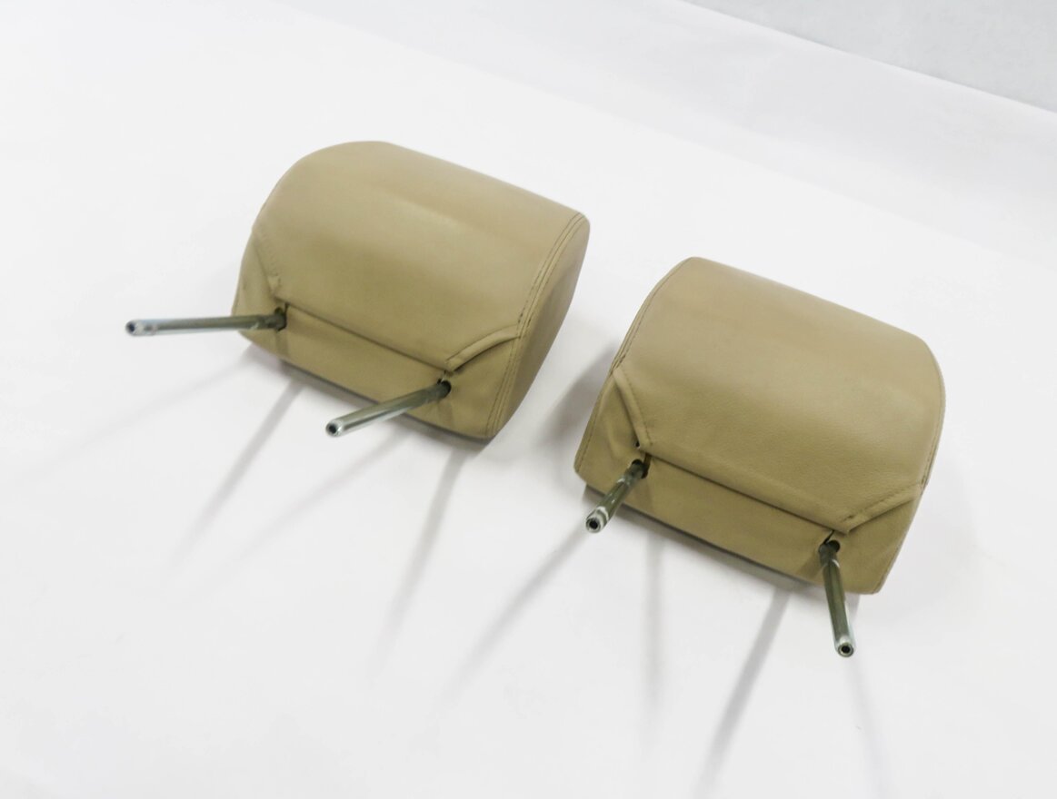 2007 RANGE ROVER SPORT (L320) FRONT LEFT & RIGHT SEAT HEADREST SET-2 (BEIGE)