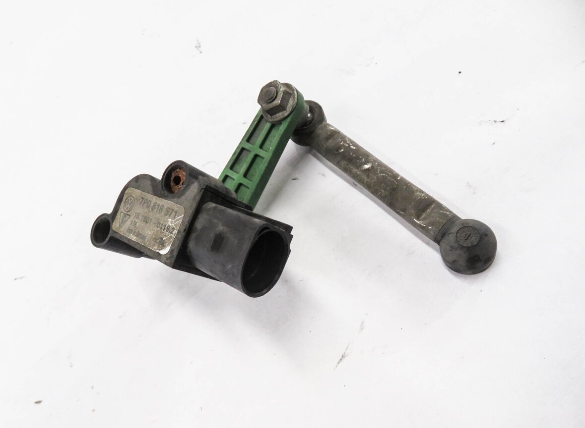 2013 PORSCHE CAYENNE (958) LEFT DRIVER REAR SUSPENSION HEIGHT LEVEL SENSOR