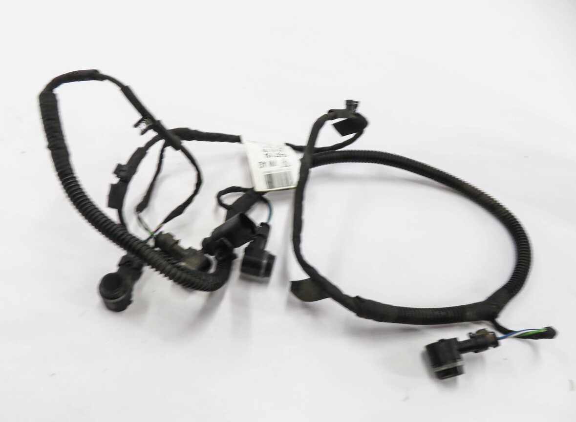 2013 PORSCHE CAYENNE (958) REAR PDC PARK DISTANCE SENSOR SET w/ HARNESS (BLACK)