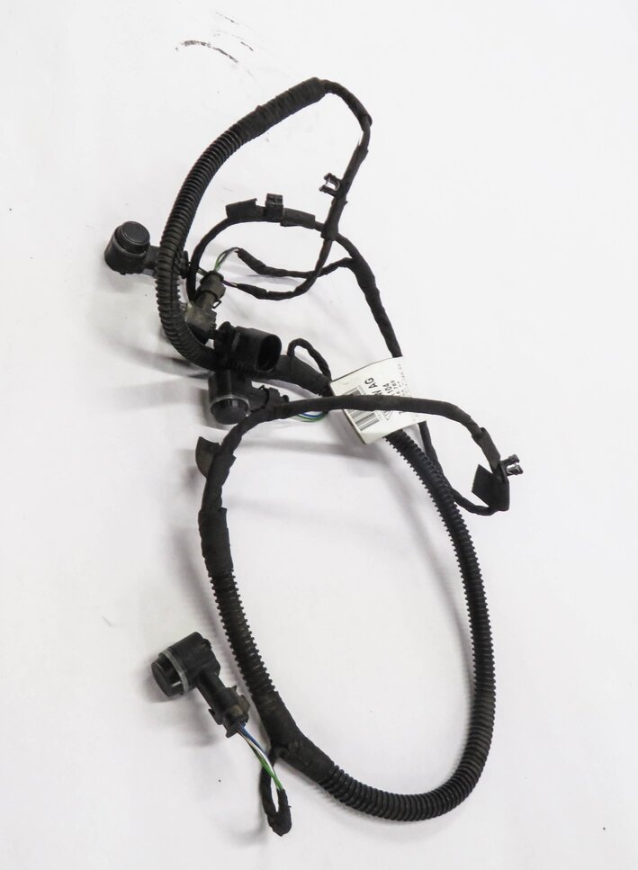 Thumbnail 3: 2013 PORSCHE CAYENNE (958) REAR PDC PARK DISTANCE SENSOR SET w/ HARNESS (BLACK)