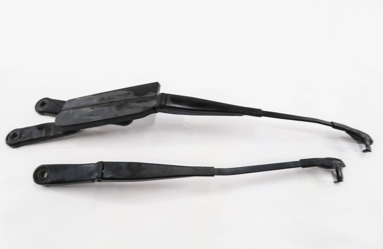 Thumbnail 2: 2011-2018 PORSCHE CAYENNE (958) FRONT LEFT & RIGHT WINDSHIELD WIPER ARM SET-2
