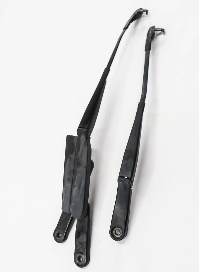 Thumbnail 3: 2011-2018 PORSCHE CAYENNE (958) FRONT LEFT & RIGHT WINDSHIELD WIPER ARM SET-2