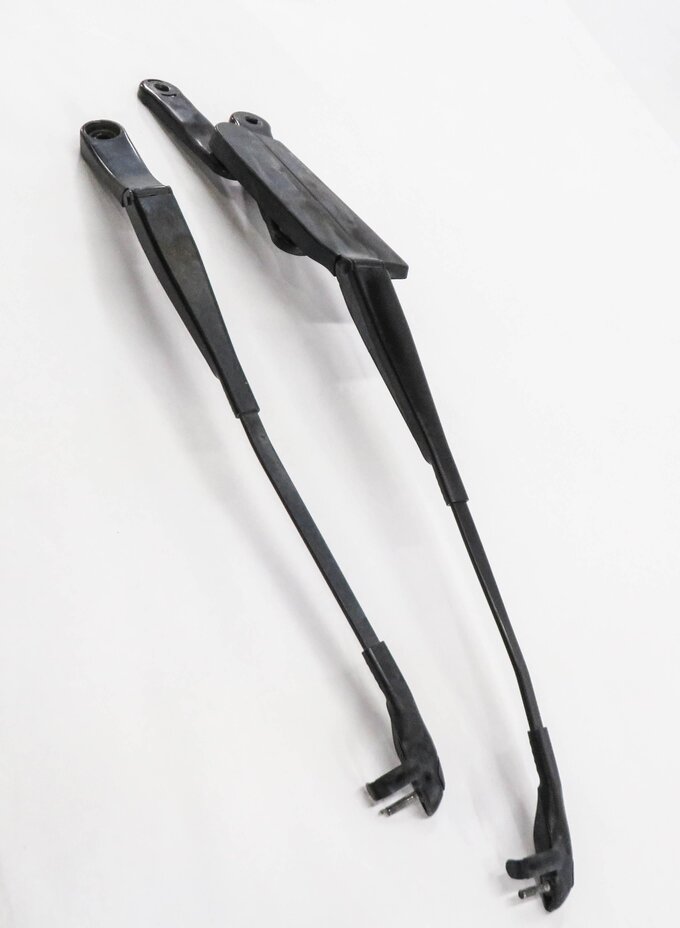 Thumbnail 4: 2011-2018 PORSCHE CAYENNE (958) FRONT LEFT & RIGHT WINDSHIELD WIPER ARM SET-2