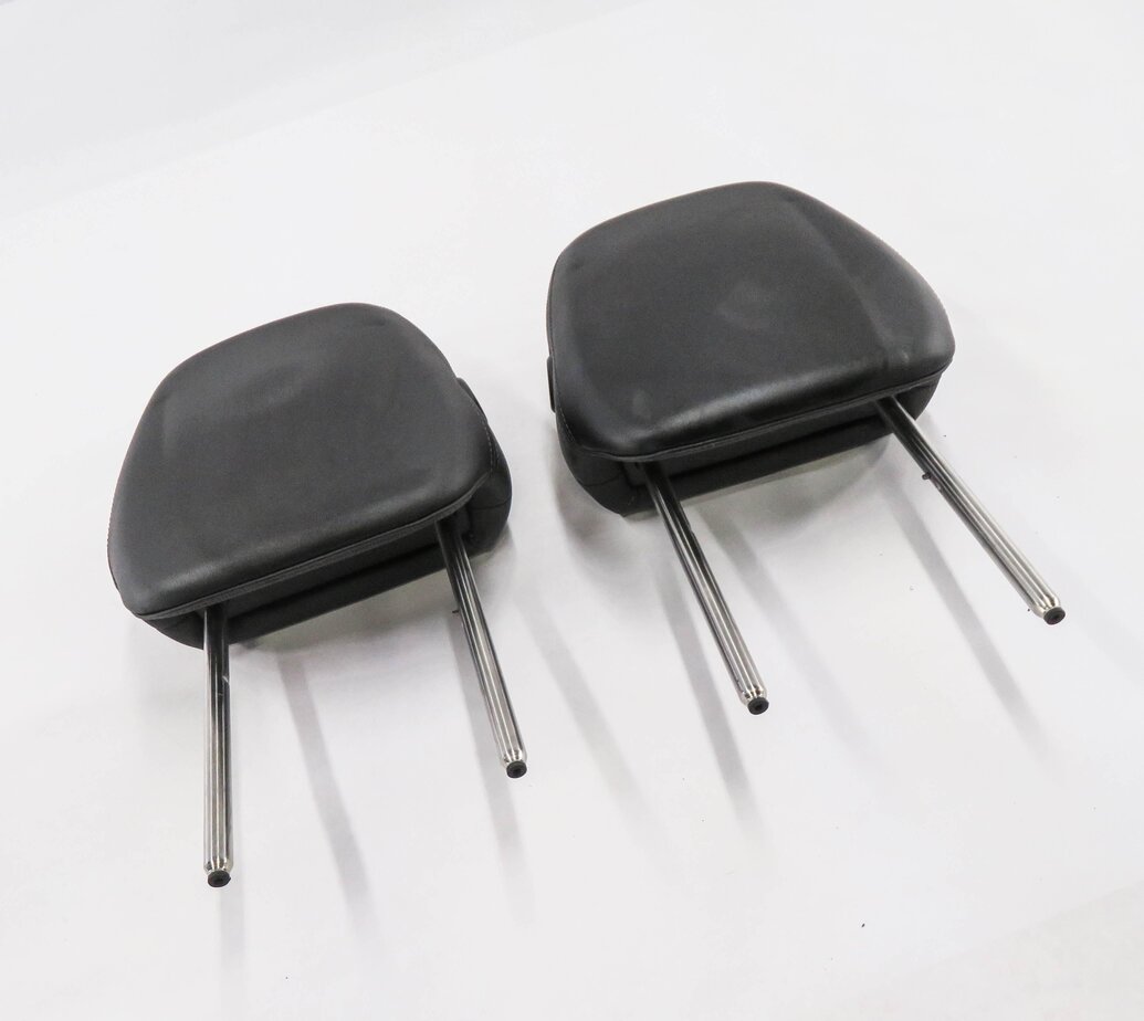2013 PORSCHE CAYENNE (958) FRONT LEFT & RIGHT SEAT HEADREST SET (BLACK)