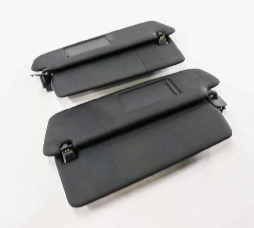 2011-2014 PORSCHE CAYENNE (958) FRONT LEFT & RIGHT SUNVISOR SHADE SET (BLACK)