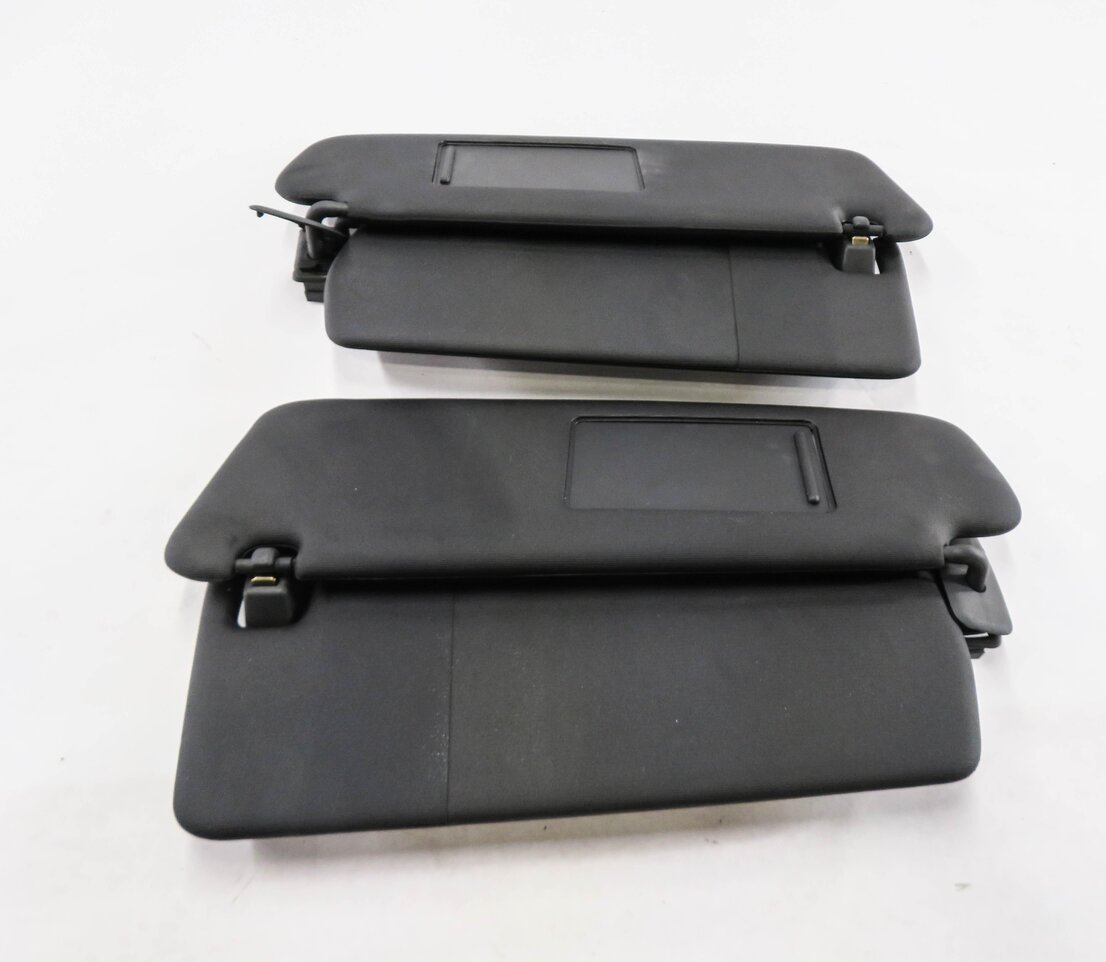Thumbnail 4: 2011-2014 PORSCHE CAYENNE (958) FRONT LEFT & RIGHT SUNVISOR SHADE SET (BLACK)